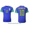 Camiseta de fútbol Brasil Neymar Jr 10 Segunda Equipación Mundial 2022 - Hombre